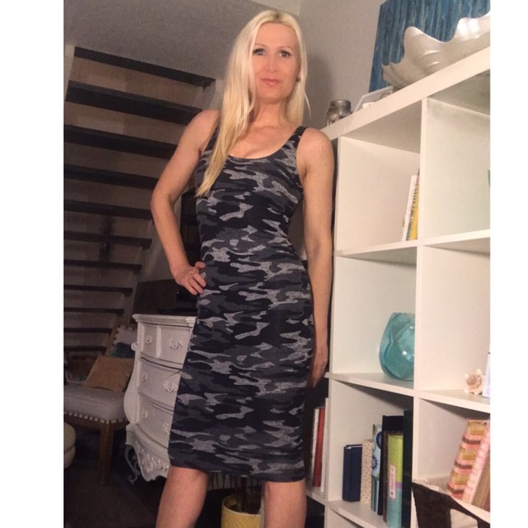🤩Sexy Shaper Camo Midi Dress🌟 - Picture 4 of 5